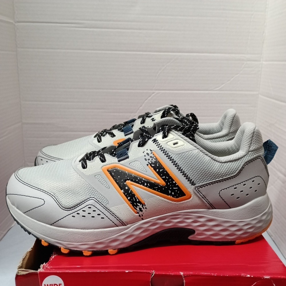 New Balance 410v8 Trail Running Shoes Men Sz 11.5 4E WIDE Grey Sneakers MT410CA8 - Picture 3 of 8